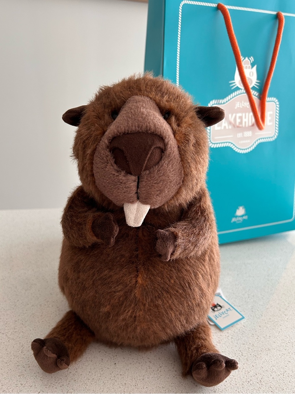 Jellycat Briggs Beaver NWT exclusive new